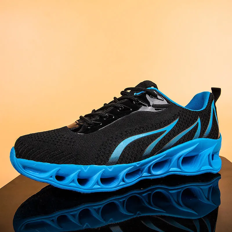Softsfeel Women's Relieve Foot Pain Perfect Walking Shoes - Black Blue
