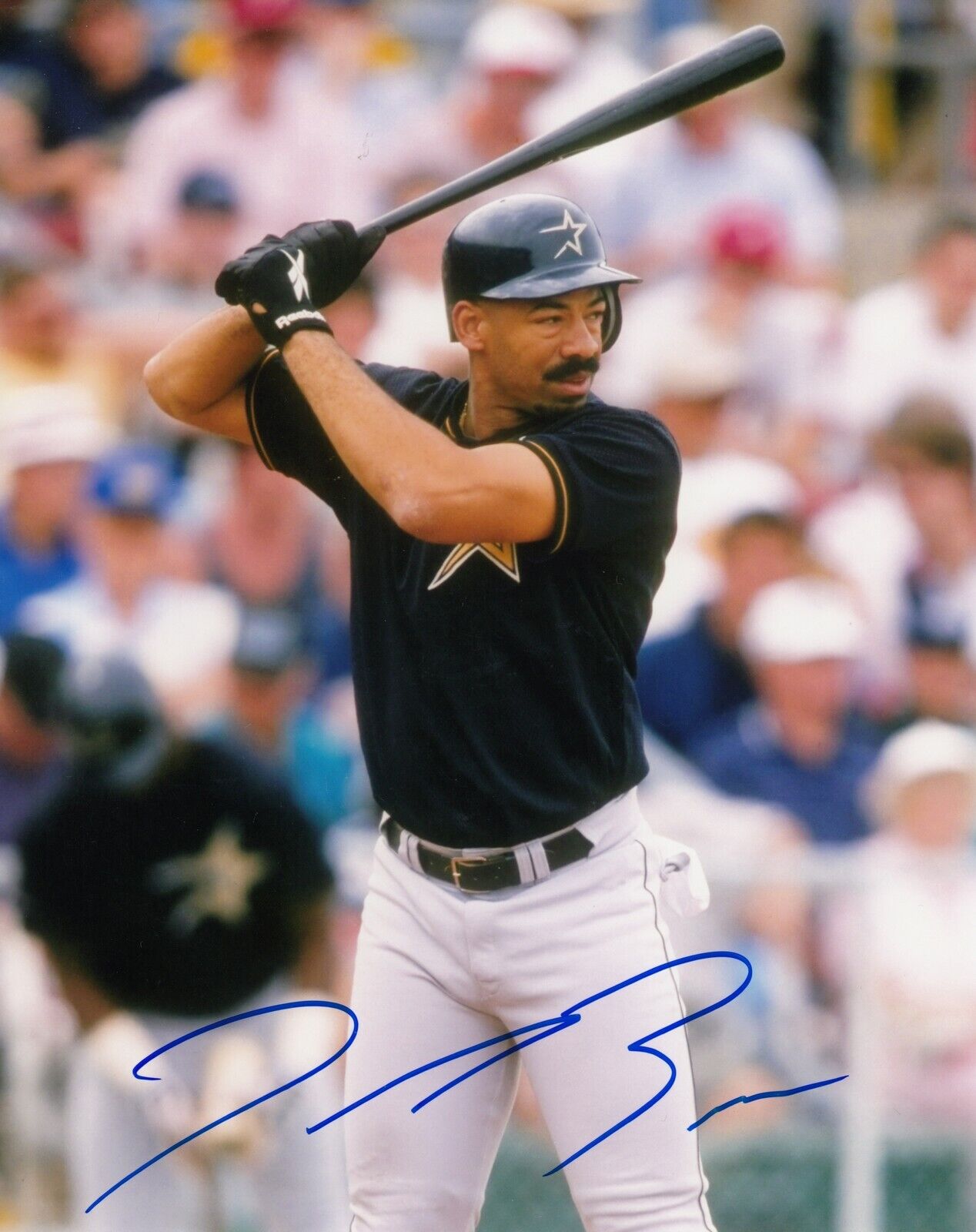 Derek Bell #0 8x10 Signed Photo Poster painting w/ COA Houston Astros 031019