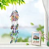 (US Local)DIY Diamond Painting Double Sided 3D Wind Chime Pendant  Hanging Kit