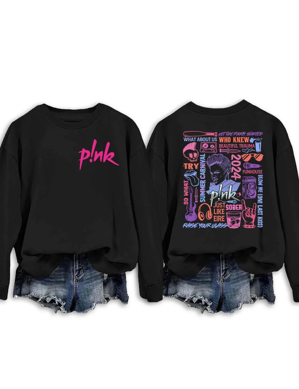 P!nk Summer Carnival 2024 Tour Sweatshirt