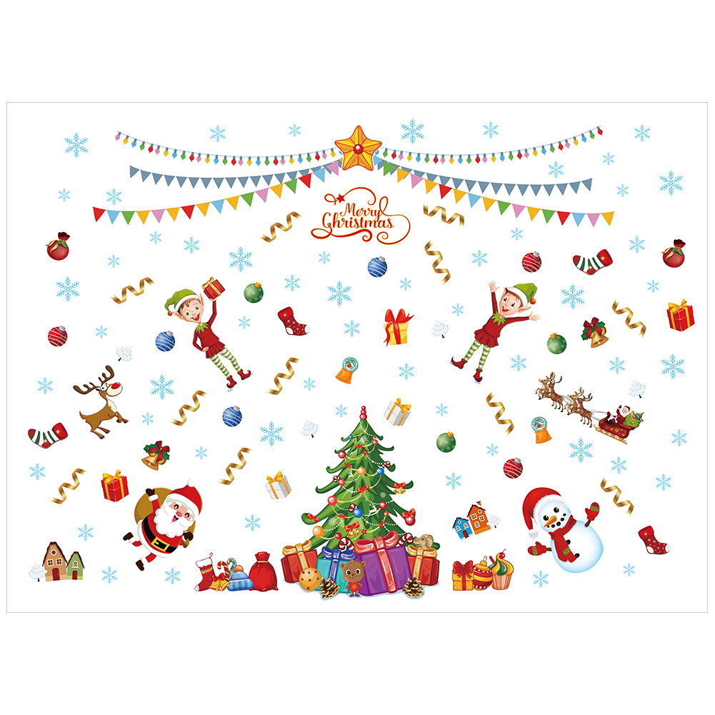 

1 Set Christmas Wall Sticker - 5D DIY Craft Sticker, 501 Original
