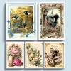 (Multi Style)Retro Poster Landscape-Full Embroidery 3 Strands 11CT Counted Cross Stitch-40*60CM-Large Size