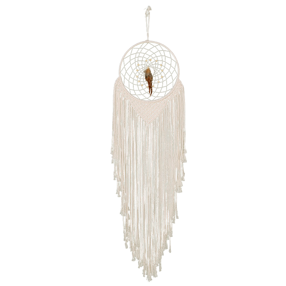 

Handmade Weave Dreamcatcher Pendant Fishing Net Tassel Home Party Decors, Yellow, 501 Original