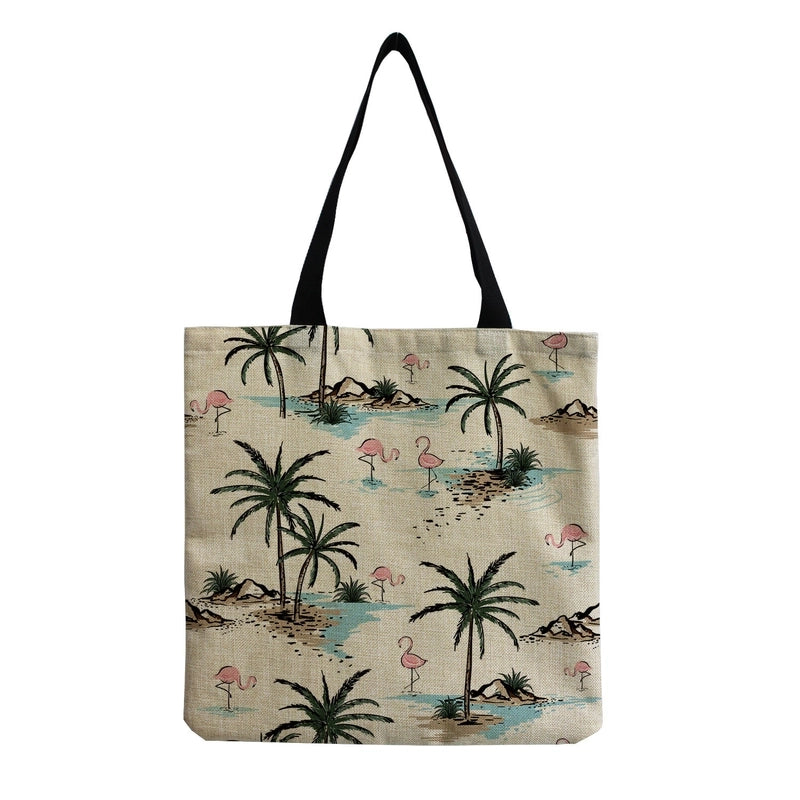 Women’s Fashion Flamingo Shopping Bags