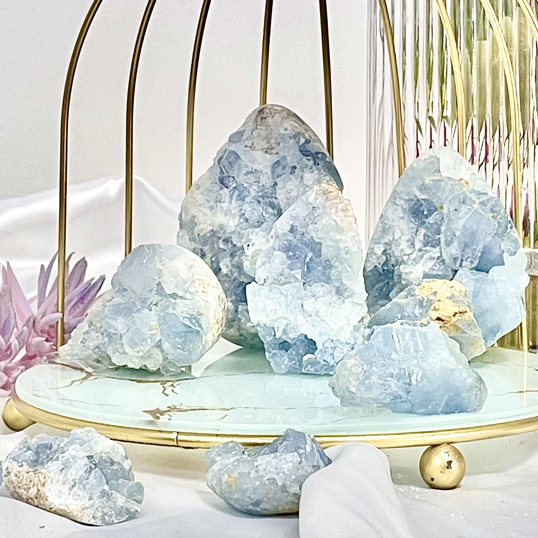 Meaning and therapeutic properties of Blue calcite