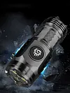 Bright LED Flashlight USB Rechargeable Portable Outdoor FlashLight 18350 Battery