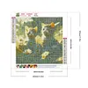 >SALE<5D DIY Full Round Drill Diamond Painting Flower and Cat Home Decoration 30x30cm
