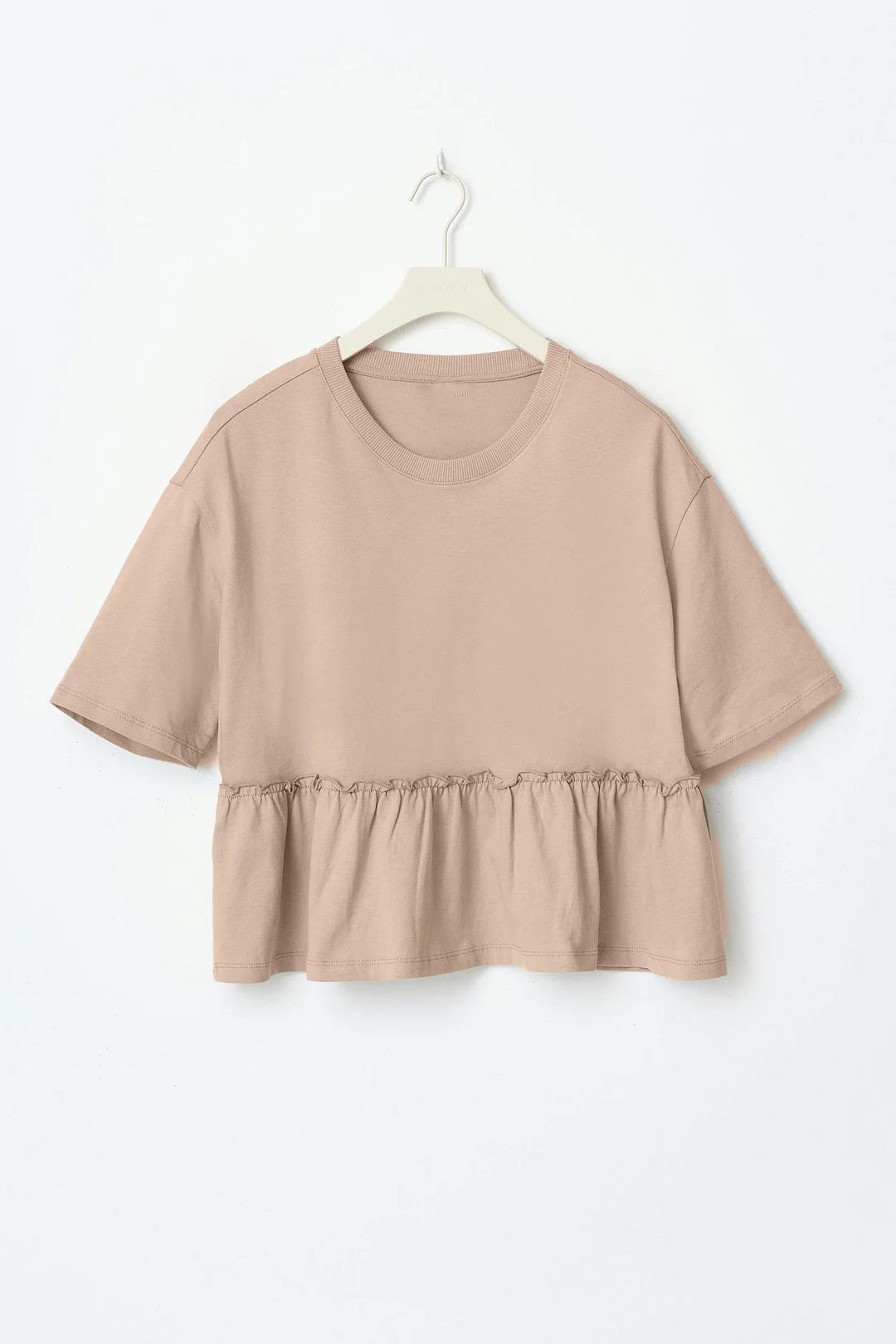 Athvotar Athvotar Spring And Summer New Pure Cotton Collar 100-Fold T-Shirt Top Women Soft And Loose Leisure Top