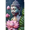 (Multistyle) Art De Bouddha-Compl&egrave;te Rond Diamant Peinture-30X50CM