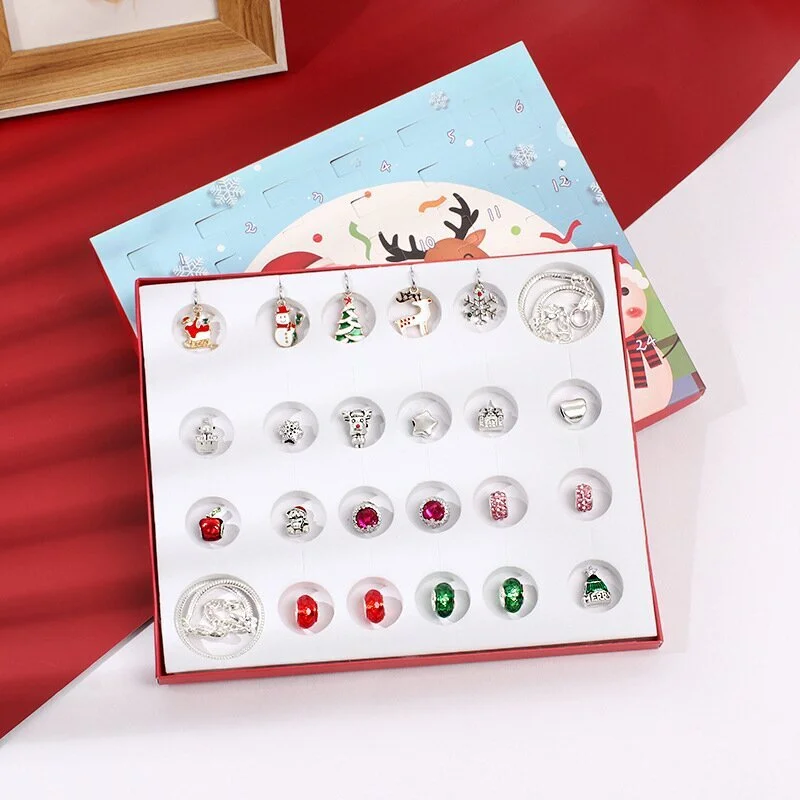 Charms DIY Bracelet Advent Christmas Countdown Calendar