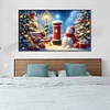(70*40cm)Christmas Snowman - Full Round Drill Diamond Painting