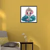Diamond Painting-DIY Crystal Rhinestone Peacock Girl