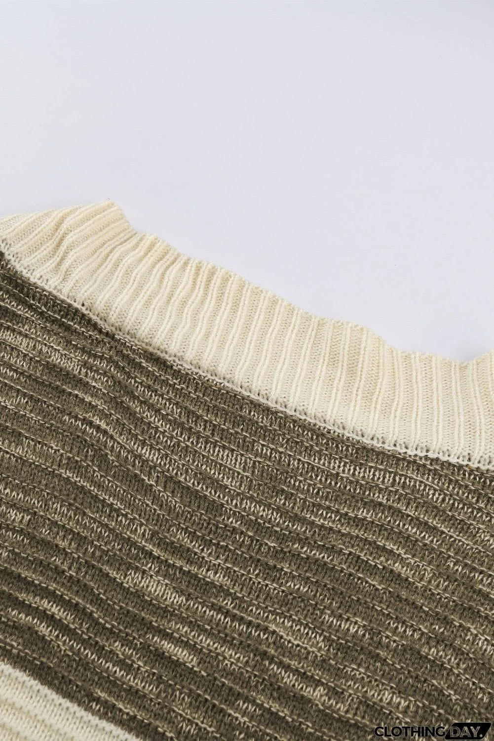 Thick Buttoned Open Front Cardigan with Pocket