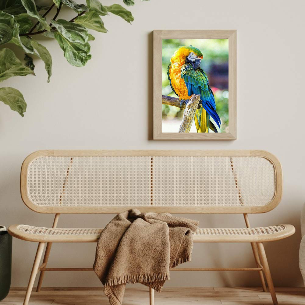 

(Multi-Size) Parrot - Round/Square Drill Diamond Painting - 30*40CM, Round diamond 30*40cm, 501 Original