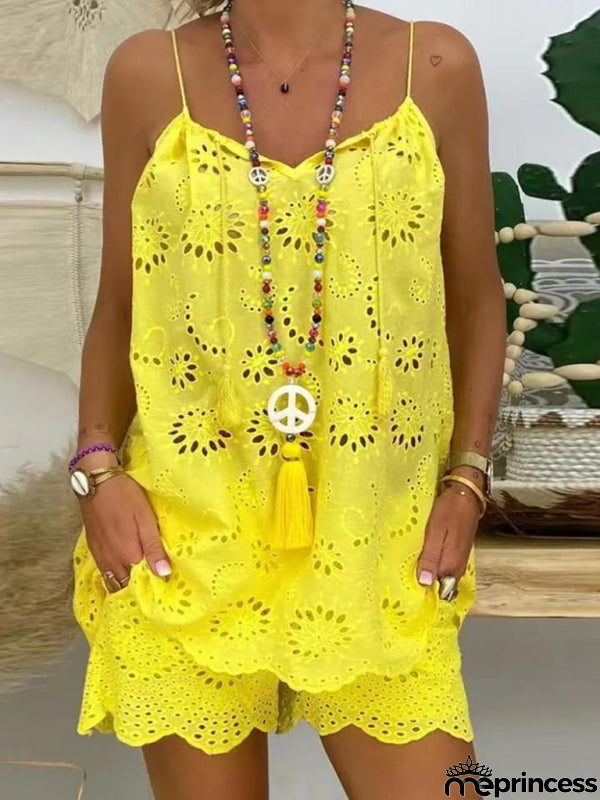 Light Top and Shorts