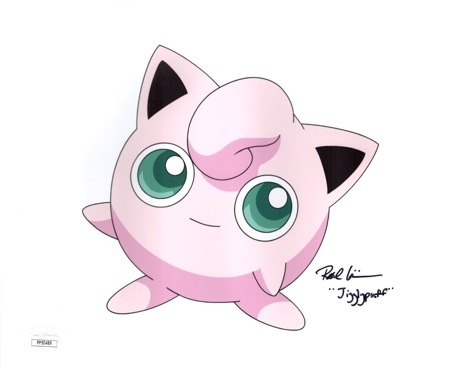 RACHEL LILLIS Signed 8x10 POKEMON JIGGLYPUFF Authentic Photo Poster painting Autograph JSA COA