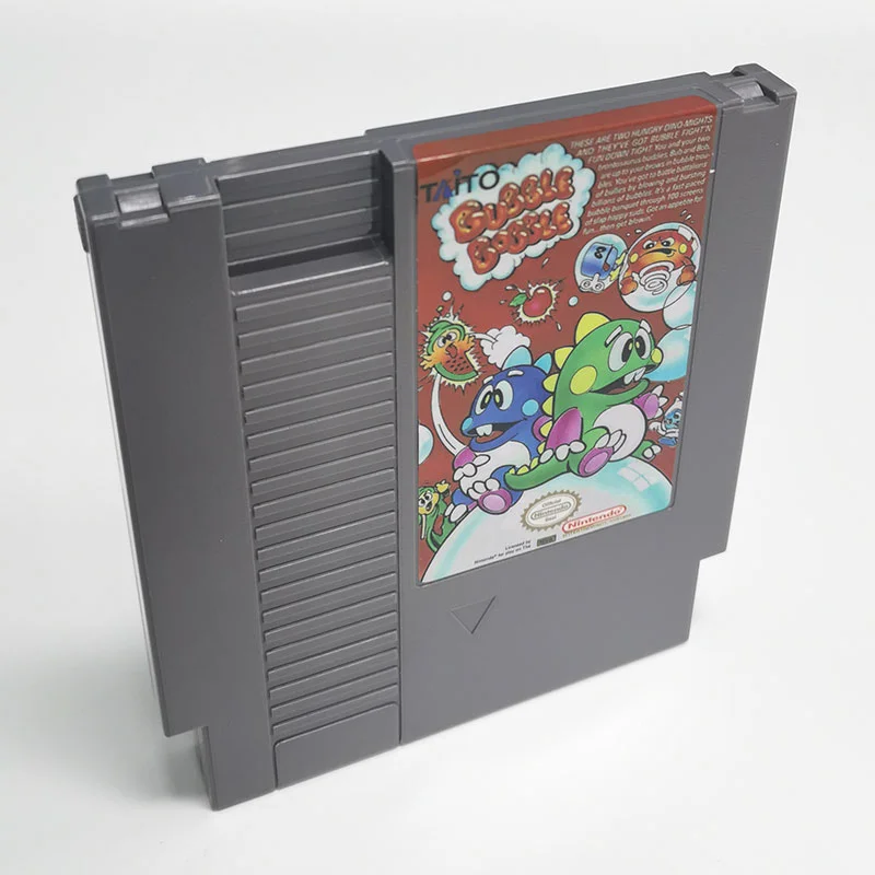 BubbleBobble For Nintendo NES - 8 Bit Game Cartridge