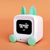 IPSTUBE Small TV Desktop Clock Electronic Pet Robot Smart Bluetooth Audio Ornaments