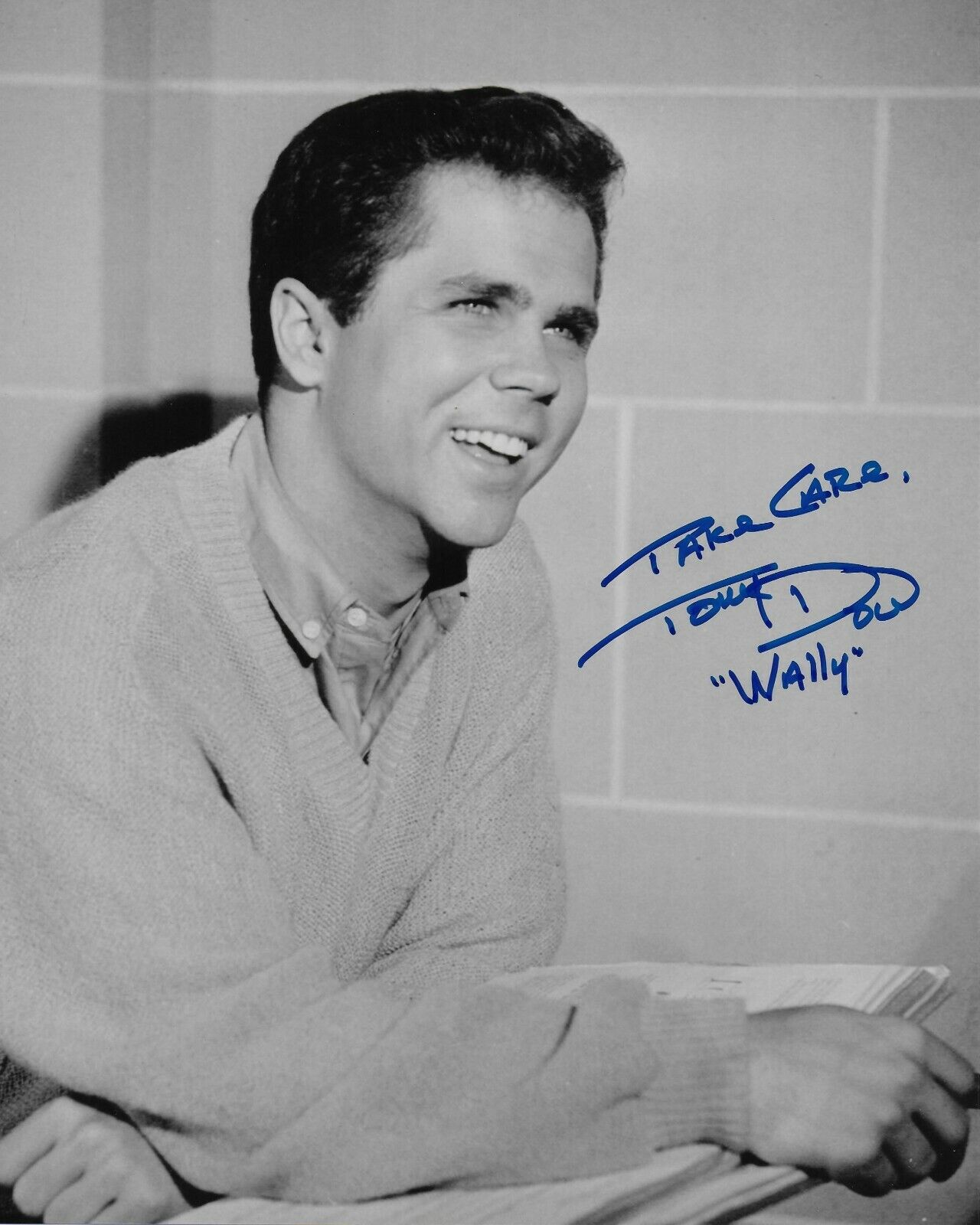 Tony Dow Leave it to Beaver Original Autographed 8X10 Photo Poster painting #15 signed @HShow