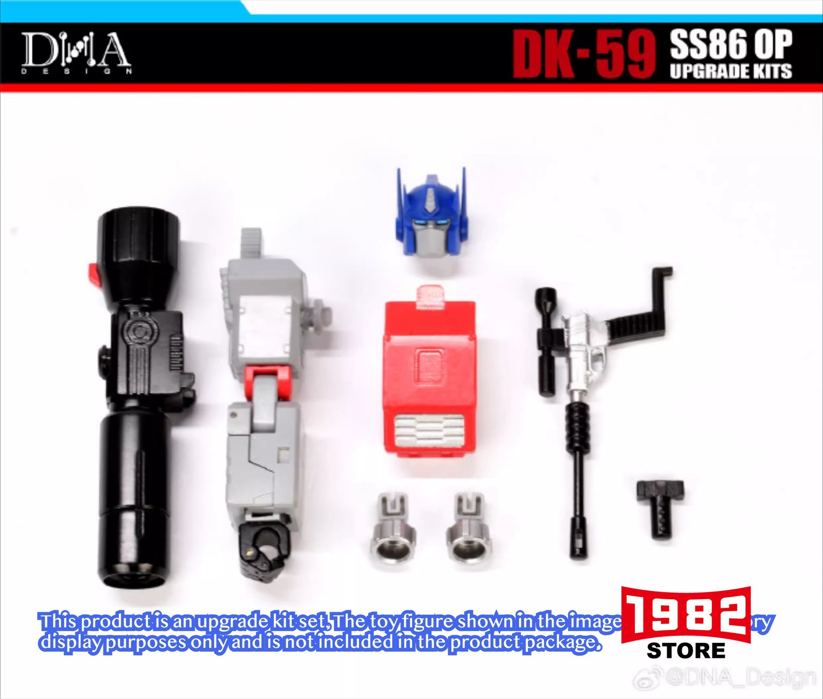 DNA Design DK59 Upgrade Kit for Transformers SS86 Optimus Prime Accessory Set for Studio Series 86 OP