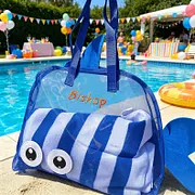 【FISH & KIDS】 BEACH BAG 26ss 新品　タグ付き FISH & KIDS】 BEACH BAG 26ss 新品 タグ付き WEB限定】総柄プール