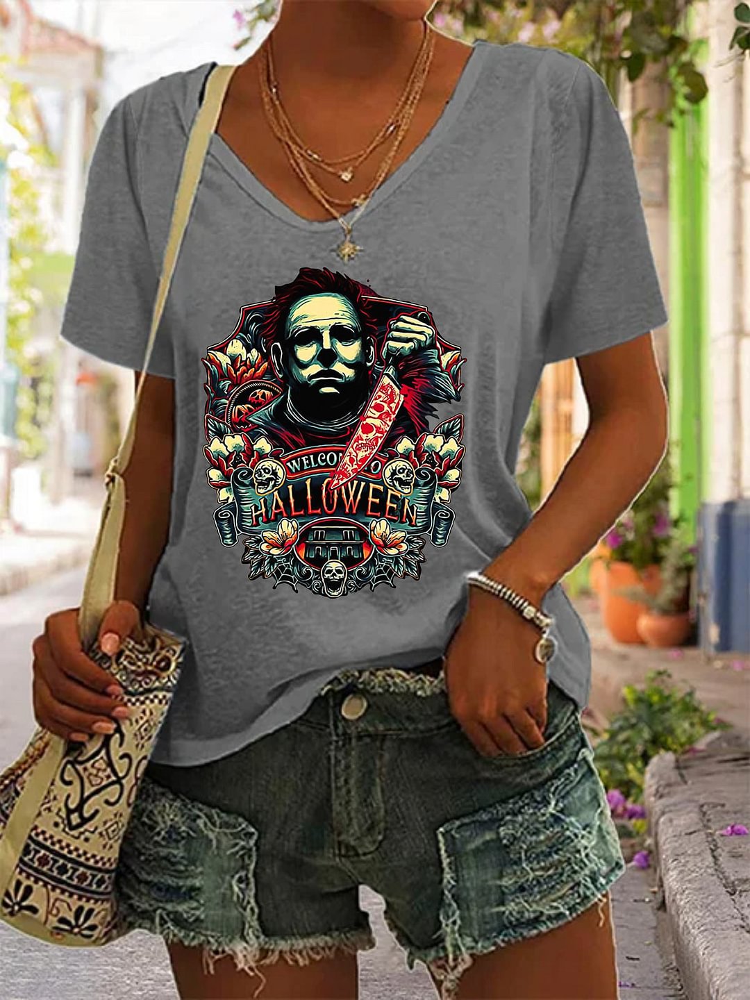 Michael Myers Casual Short Sleeve shirt