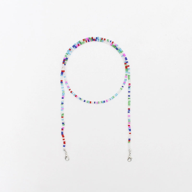 Casual Minimalist Geometric Crystal Unisex Glasses Chain