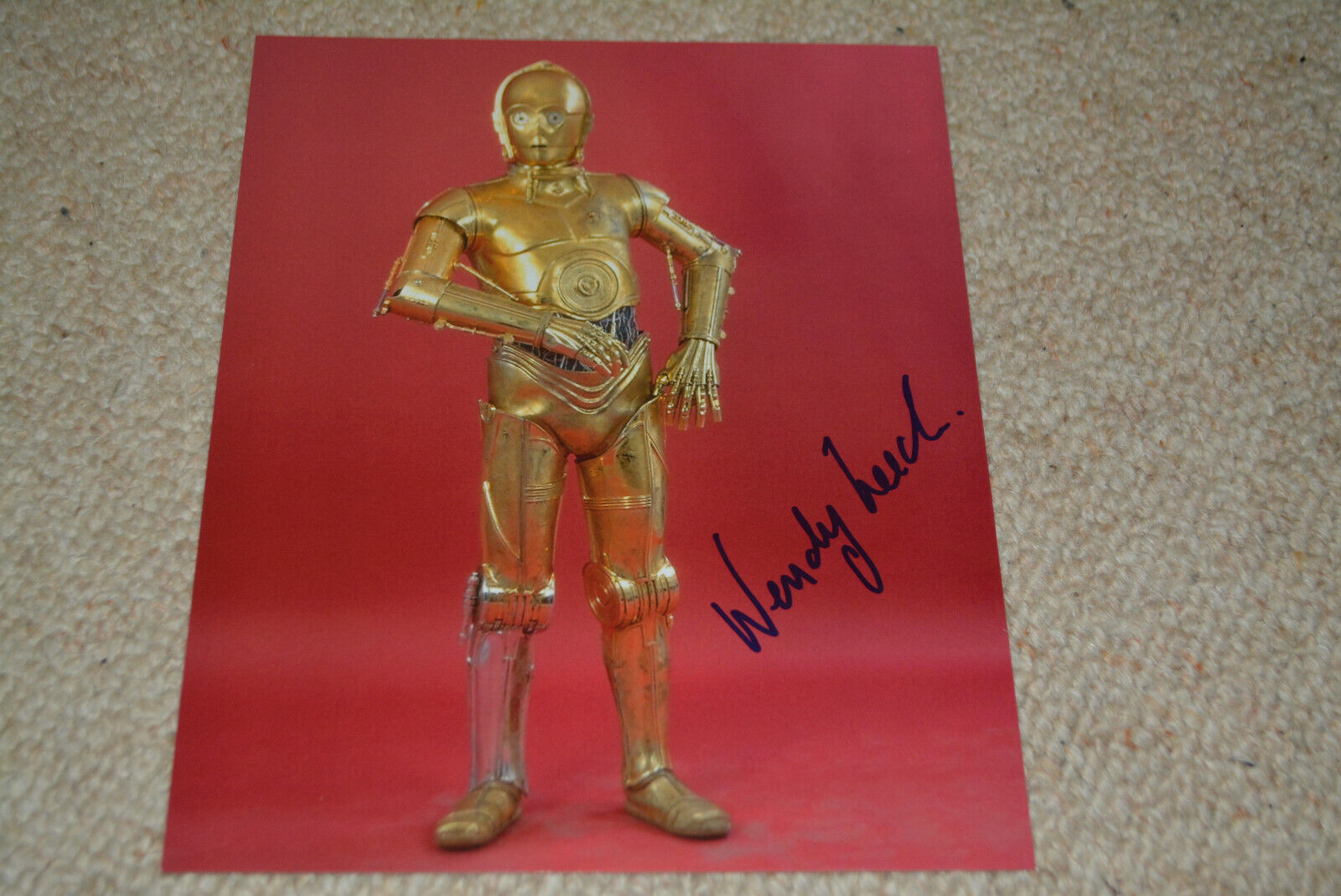 WENDY LEECH signed autograph In Person 8x10 (20x25 cm) STAR WARS C-3PO