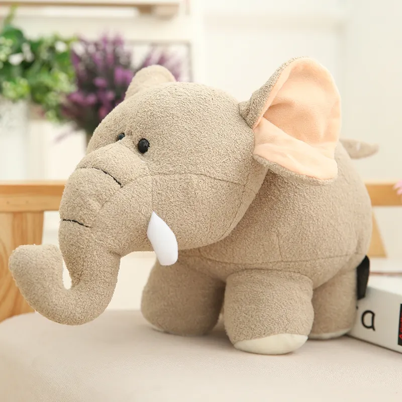 Cute big ears elephant doll toy children realistic stuffed animal