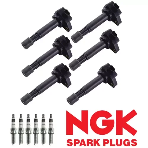 Dronehint Ignition Coil & NGK Iridium Spark Plug for Honda Pilot Ridgeline Acura RDX 3.5L (For: Acura) Parts