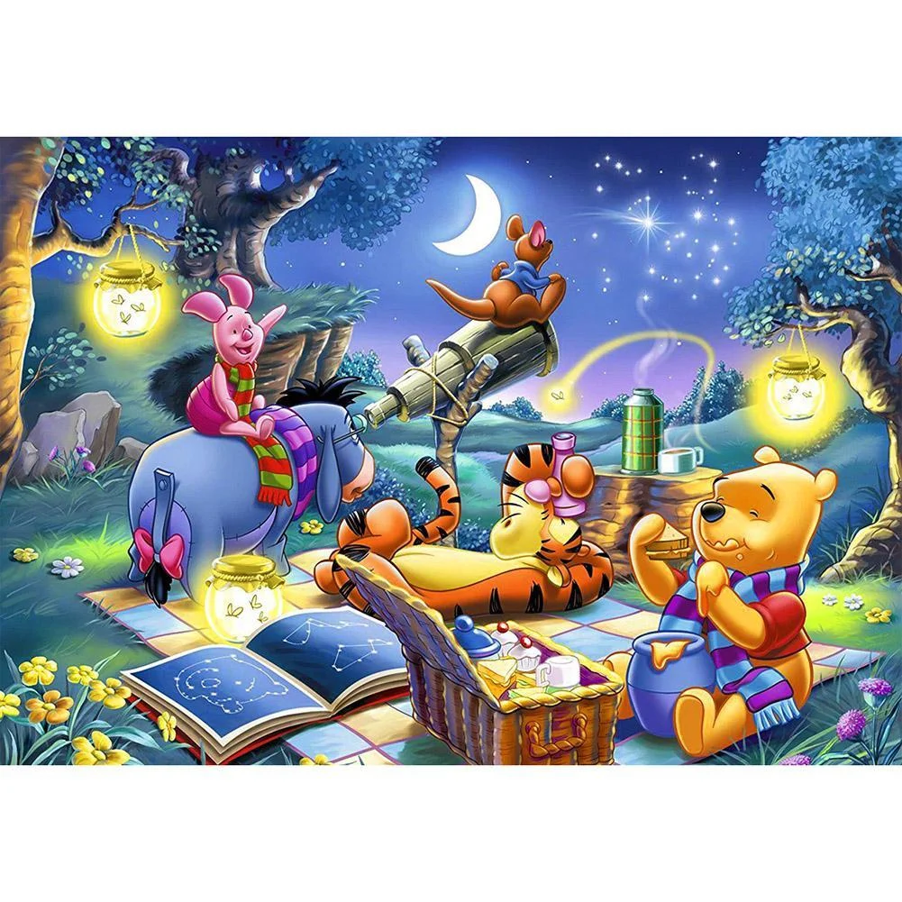 Full Round Diamond Painting Winnie the Pooh (40*30cm)