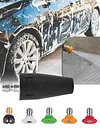 Rotating Dirt Blaster Turbo Nozzle 1/4 Quick Release Connector 5 Nozzle Tips