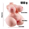 BBW Girl Realistic Vagina Torso Sex Toy Male Masturbator