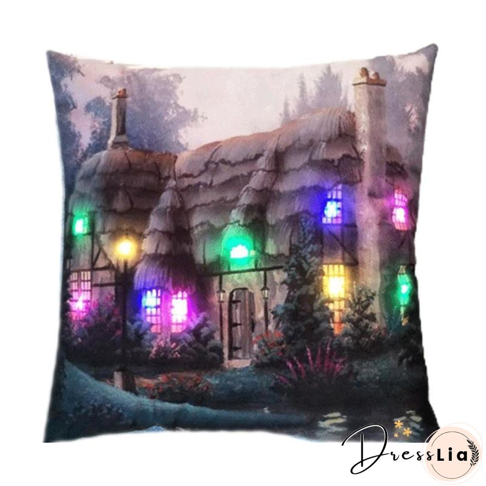 Halloween Christmas LED Lighting Cushion/Pillows Cover