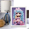Cartoon Little Girl Diamond Art Painting Kits with Frame 
