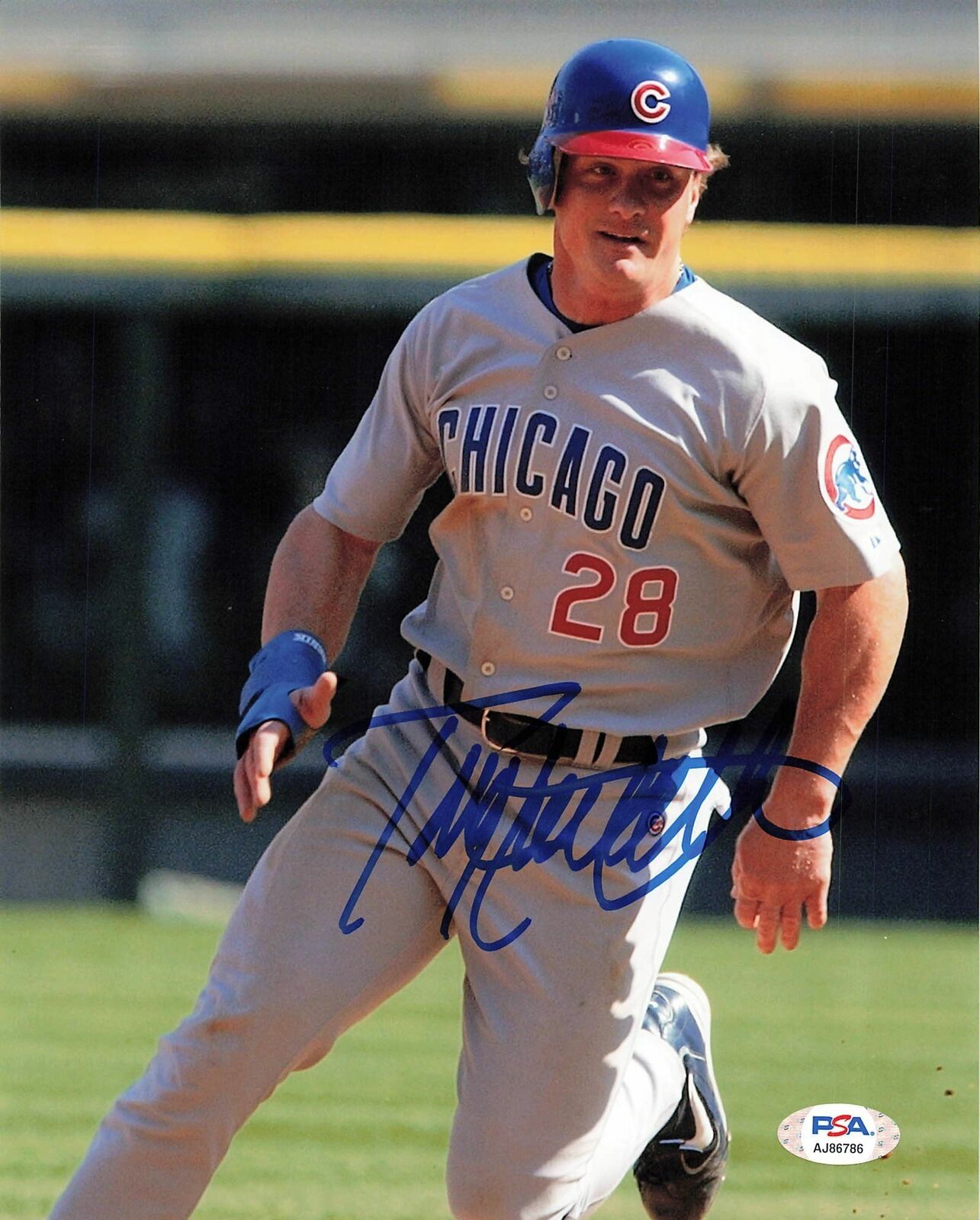 TODD HOLLANDSWORTH signed 8x10 Photo Poster painting PSA/DNA Chicago Cubs Autographed