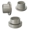 2Pcs Pool Fountain Adapter Set 1 Male 1 Female Ground Pool Fountain Adapters Non-Slip ABS Swimming Pools Equipment Pools Waterfall Connector For SummerWave & Funsicle