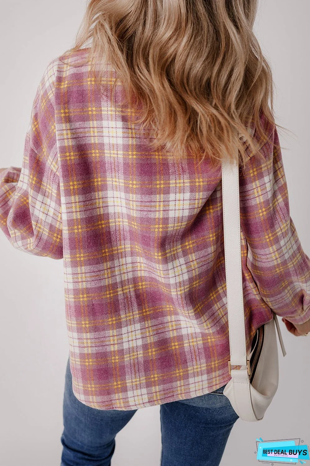 Plaid Chest Pocket Shacket