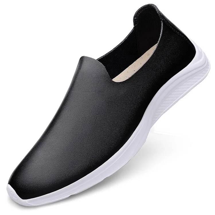 Demandernyc 2025 Summer New Leather Sandals Men Fashion Breathable Soft Bottom Two-layer Hollowed Out Male Shoes Designer Casual Dress Shoes