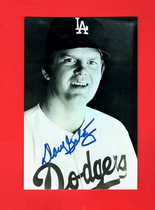 1980/82 DAVE GOLTZ-LA DODGERS VINTAGE 4X6 AUTOGRAPHED GLOSSY Photo Poster painting