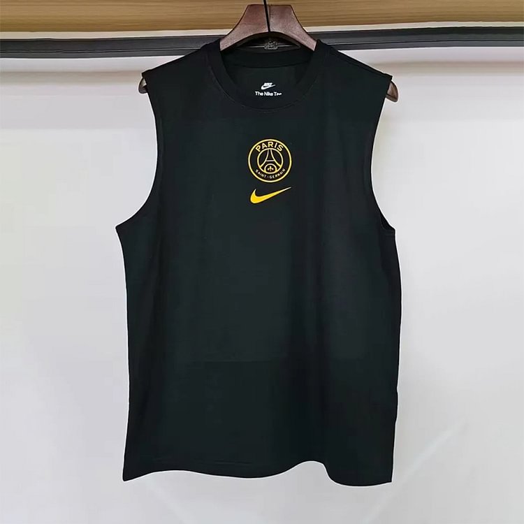 25/26 Paris Saint-Germain black cotton tank top