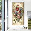 (40*70cm)Flower - Full Round Drill Diamond Painting