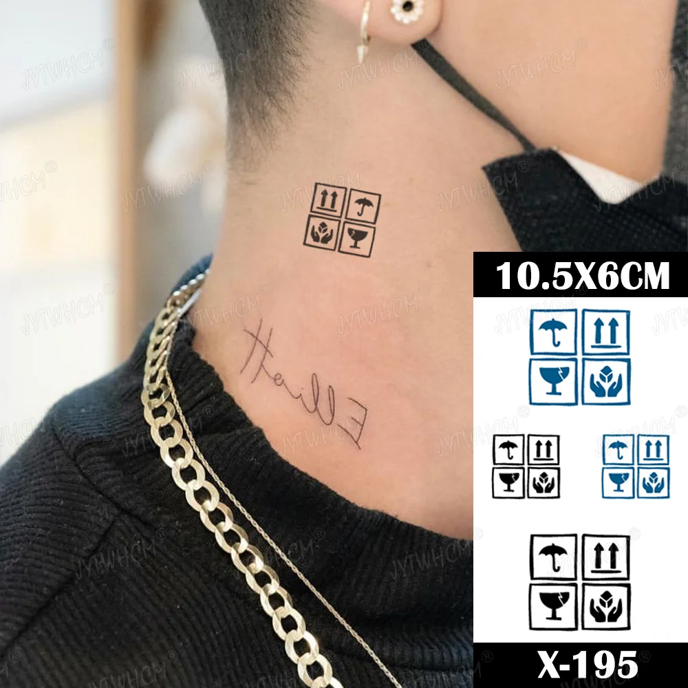 Sdrawing Butterfly Tattoo Women Sexy Waterproof Temporary Tattoo Heart Flame False Tattoo Arm Shoulder Neck Tattoo Women And Men