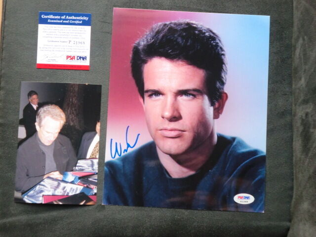 Warren Beatty Rare! signed 8x10 autographed Photo Poster painting PSA/DNA cert PROOF!!