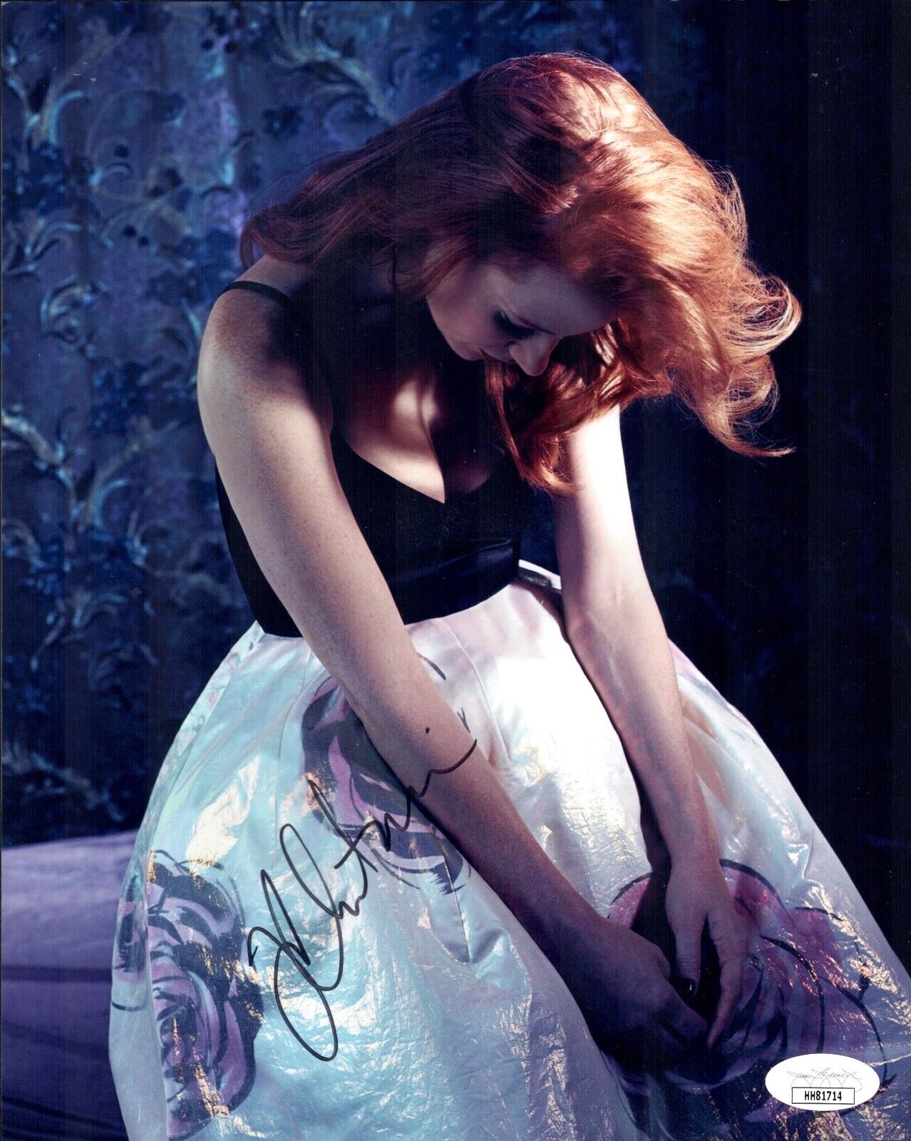 JESSICA CHASTAIN Hand Signed 8X10 Photo Poster painting Sexy IN PERSON Autograph JSA COA Cert