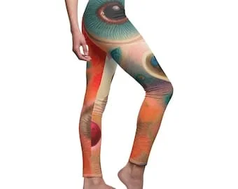 pornhint Pornhint Colorful Fun Women's Cut & Sew Casual Leggings
