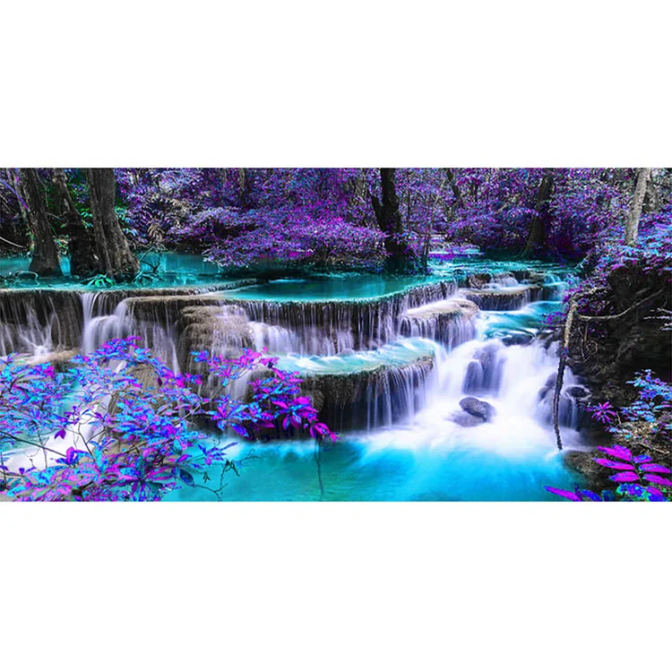 DIY - Waterfall 11CT Stamped Cross Stitch 40*85CM