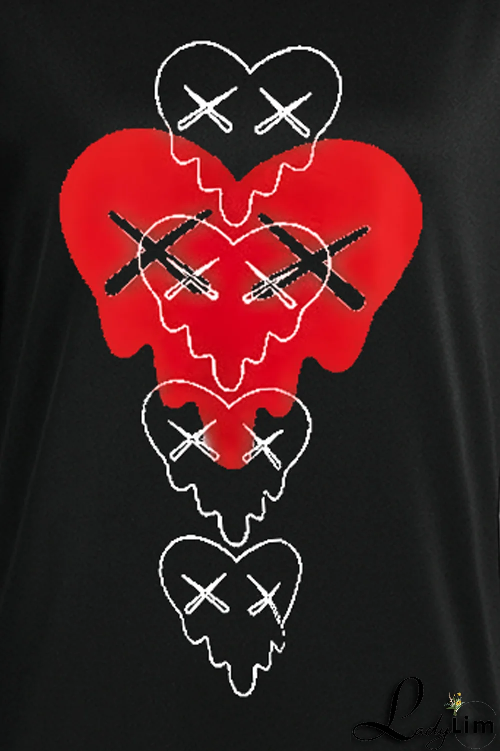 Grey Fashion Vintage Print Patchwork O Neck Tops