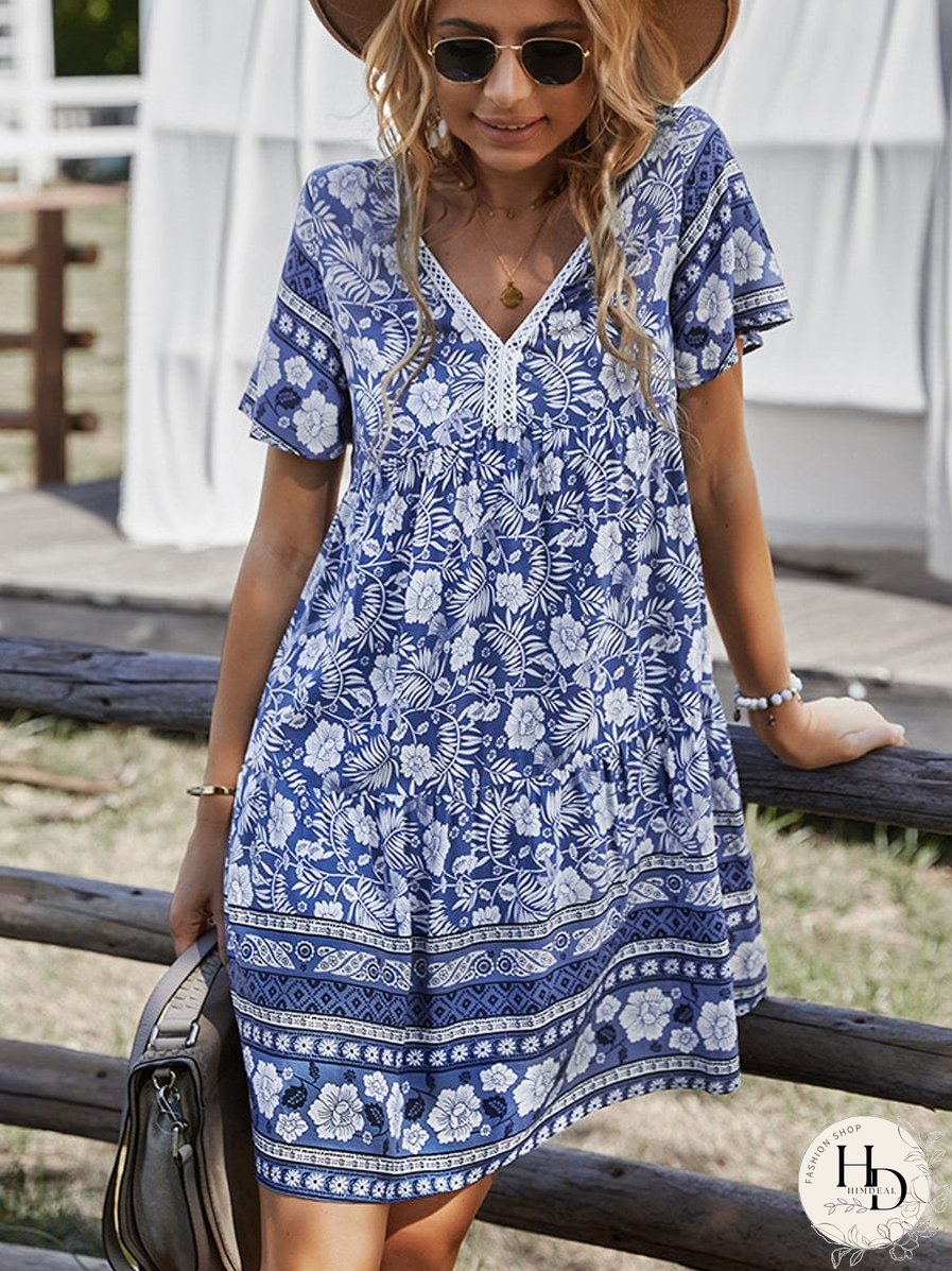 Yellow Floral Dress