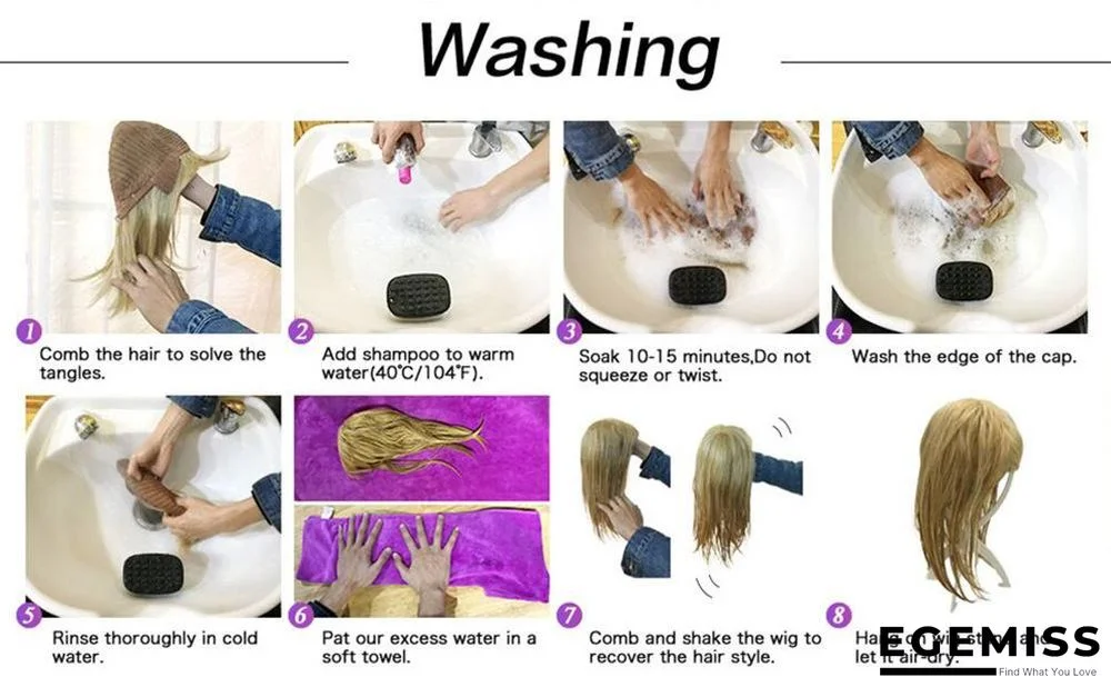 Long Brown Wigs with Bangs  Wave Synthetic Wigs for  Women | EGEMISS